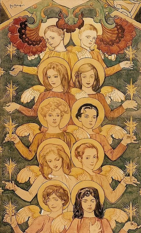 Ngeli con stelle - Museo di cracovia